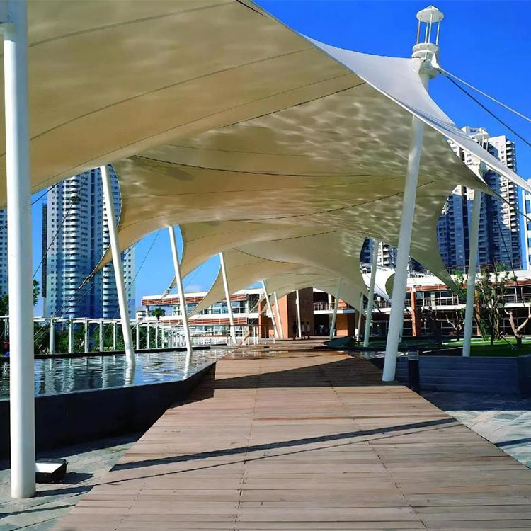 沙雅县膜结构景观棚