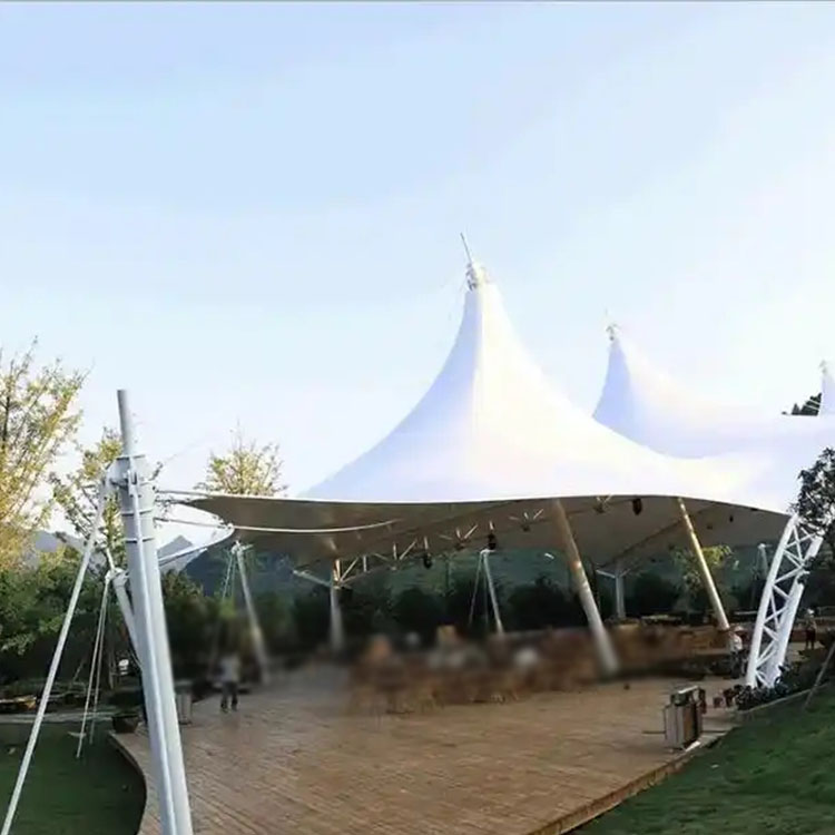 沙雅县膜结构景观棚