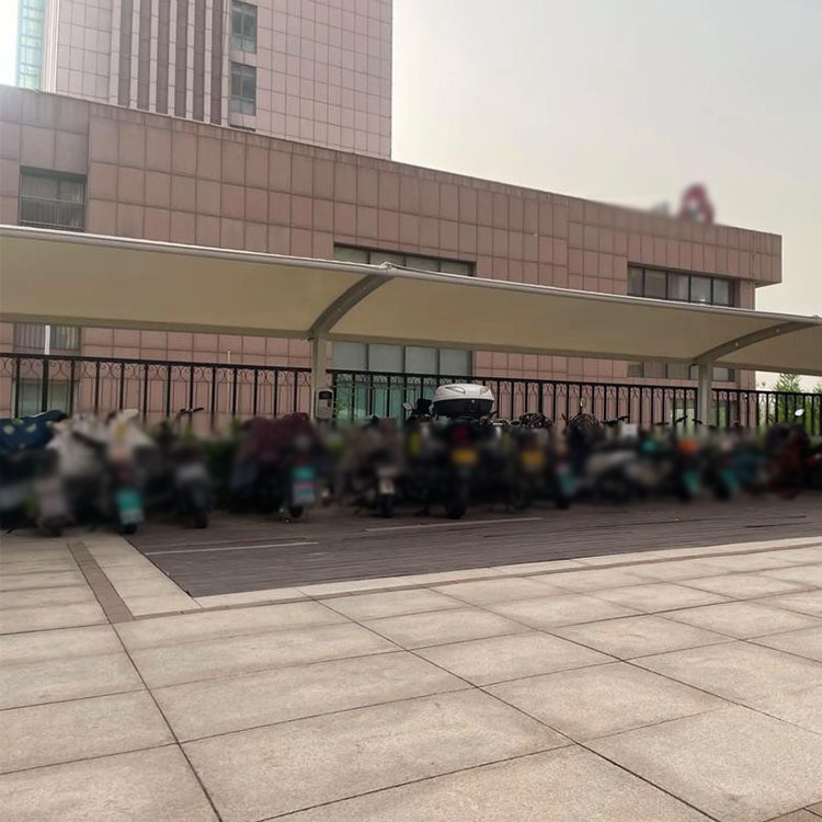 沙雅县膜结构电动车棚