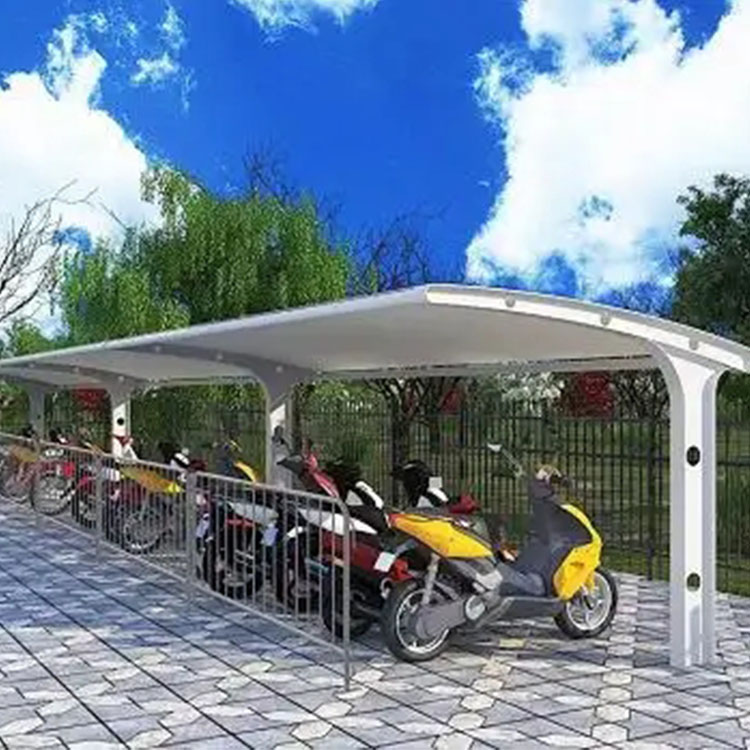 沙雅县膜结构电动车棚